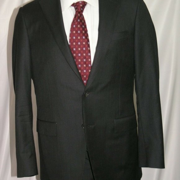 Samuelsohn Suits & Blazers Samuelsohn Super 1 Solid Charcoal Custom